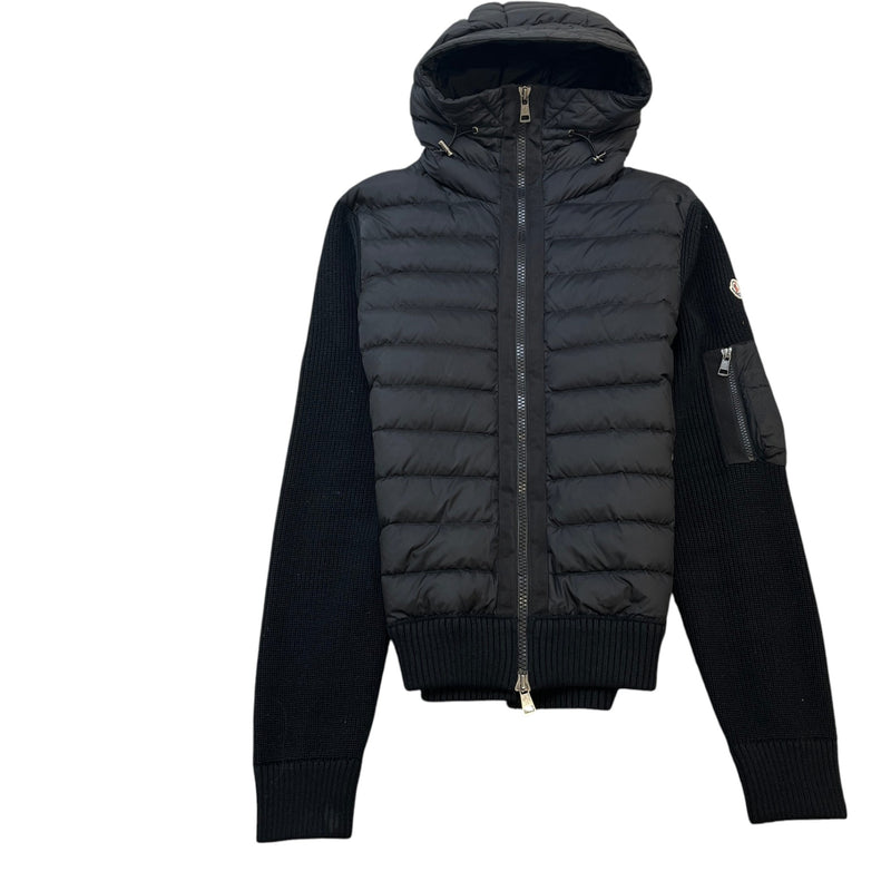 Men's Cardigan Tricot Jacket Black Size 3 / L