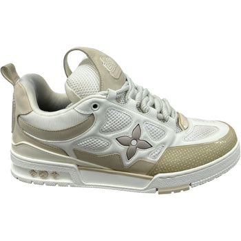 Men's Lv Skate Low Trainers Beige Size EU 42 / UK 8