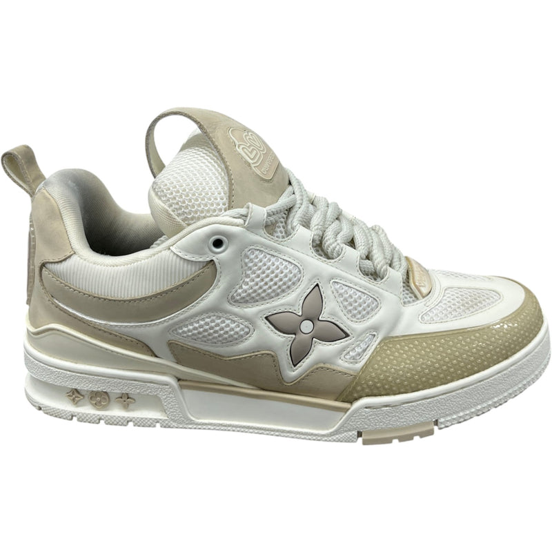 Men's Lv Skate Low Trainers Beige Size EU 42 / UK 8