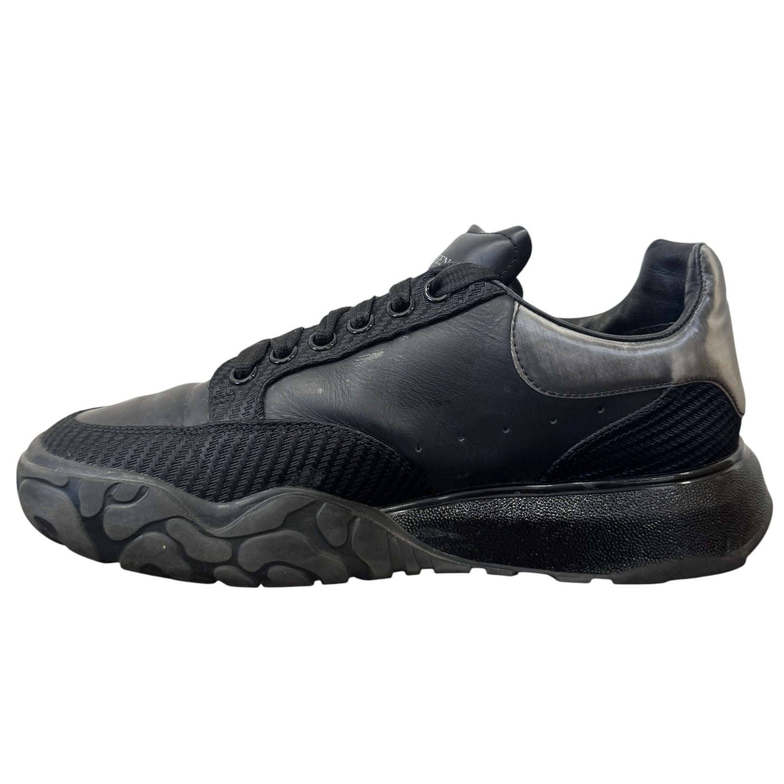 Men's Oversized Runner Low Trainers Black Size EU 42 / UK 8 - Photo 2