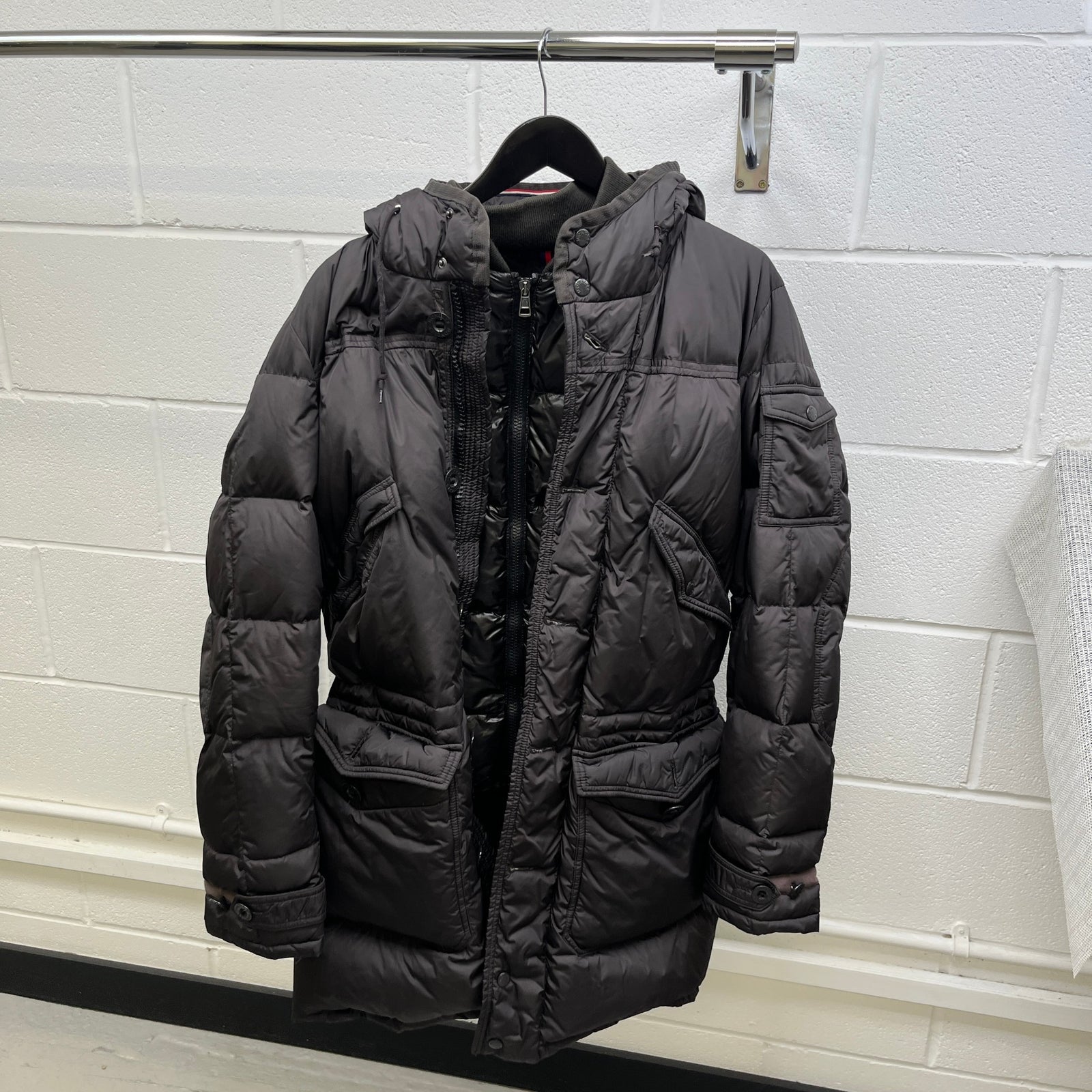 Men's Bastien Down Jacket Charcoal Size 4 / XL - Photo 9