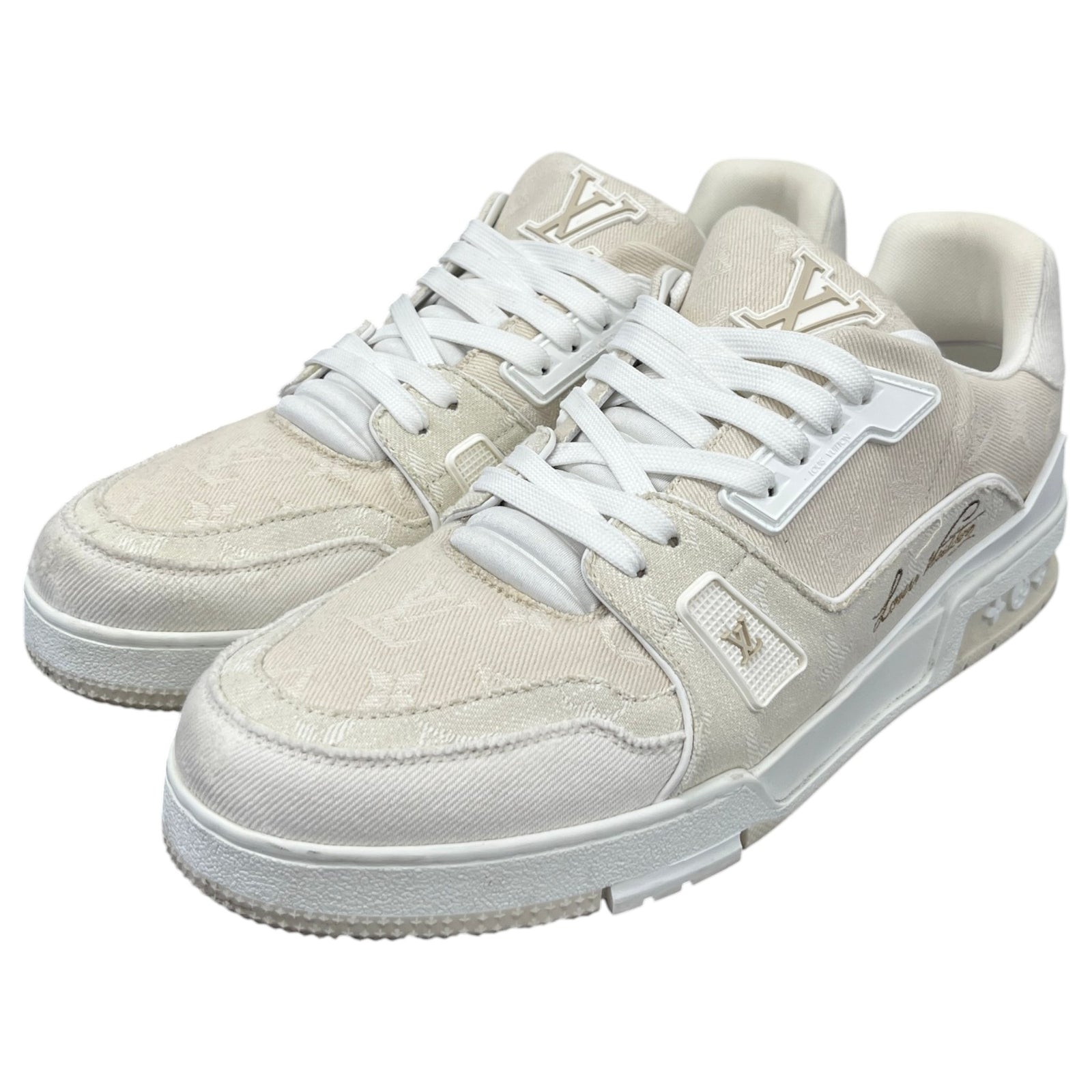Men's LV Low Trainers White Size UK 10 / EU 44 - Photo 9