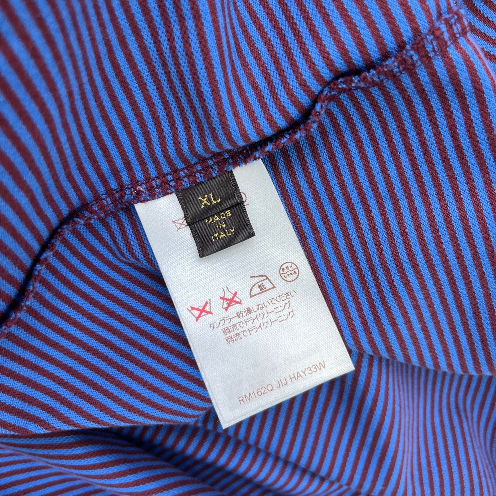 Men's Fil A Fil Striped Polo Shirt Multi-Coloured Size XL - Photo 6