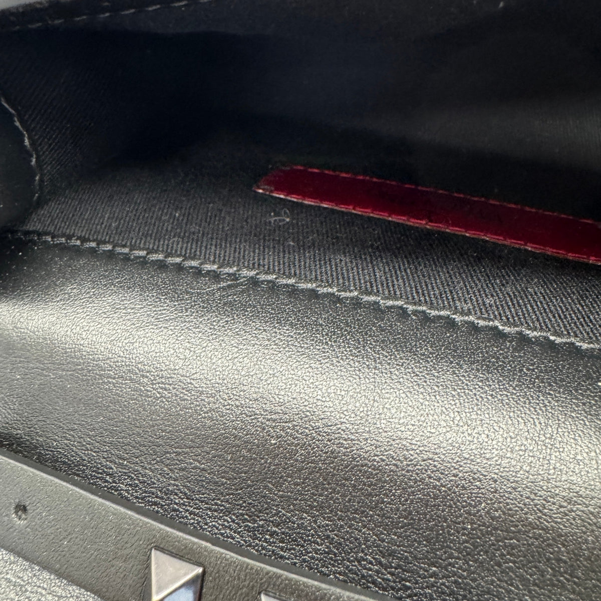 Women's Rockstud Crossbody Bag Black - Photo 8