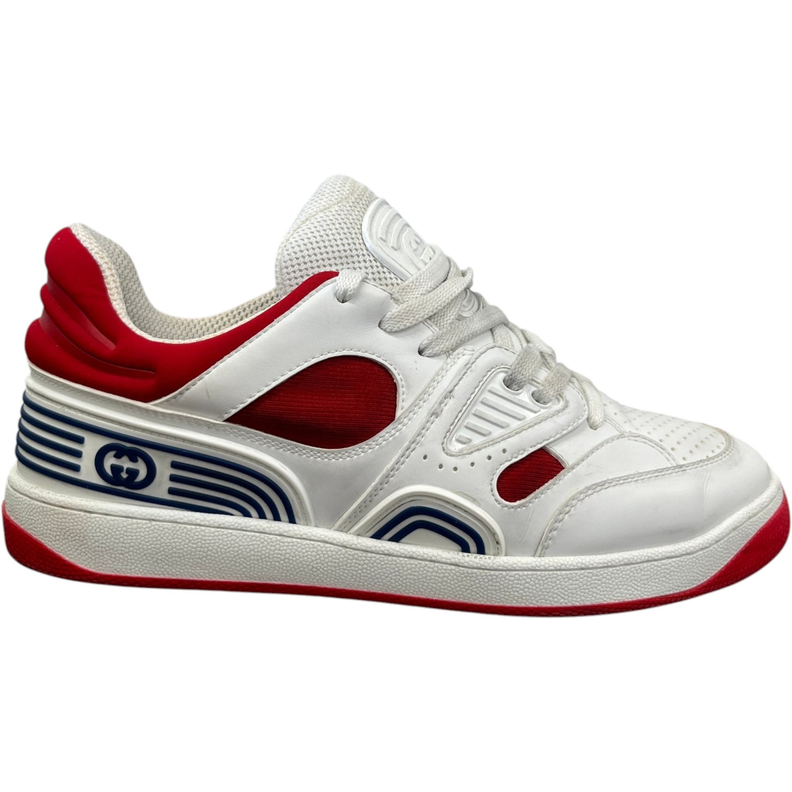 Men's Basket Distressed Low Trainers White Size EU 41 / UK 7 - Photo 1