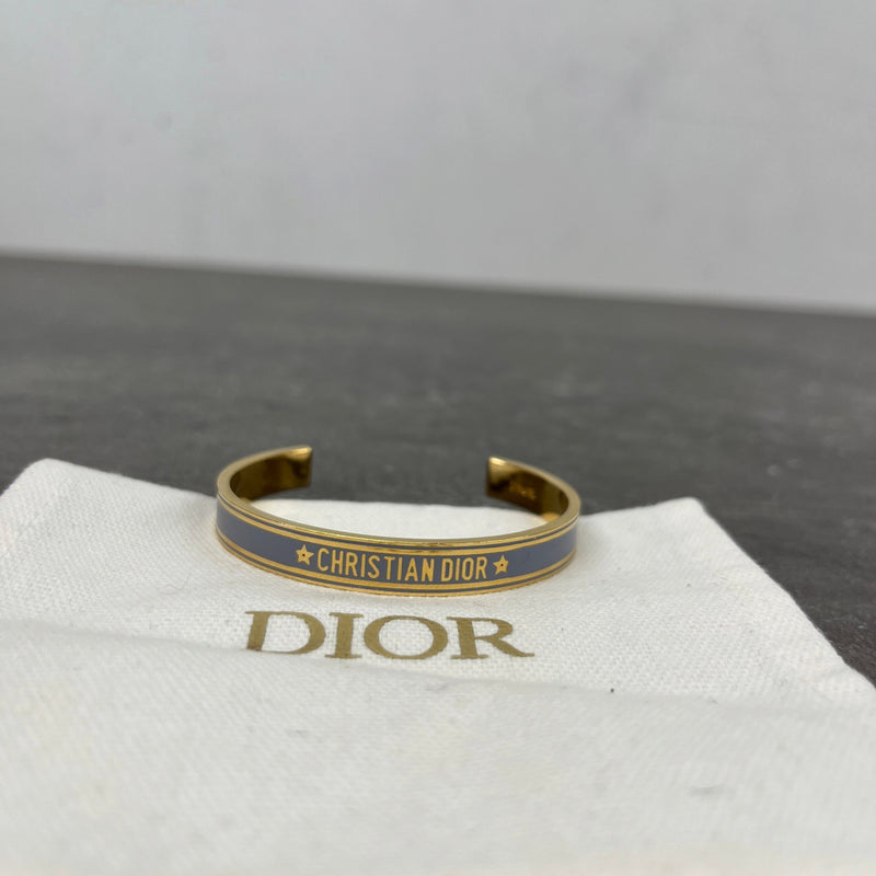 Women's Code Bangle Bracelet Gold