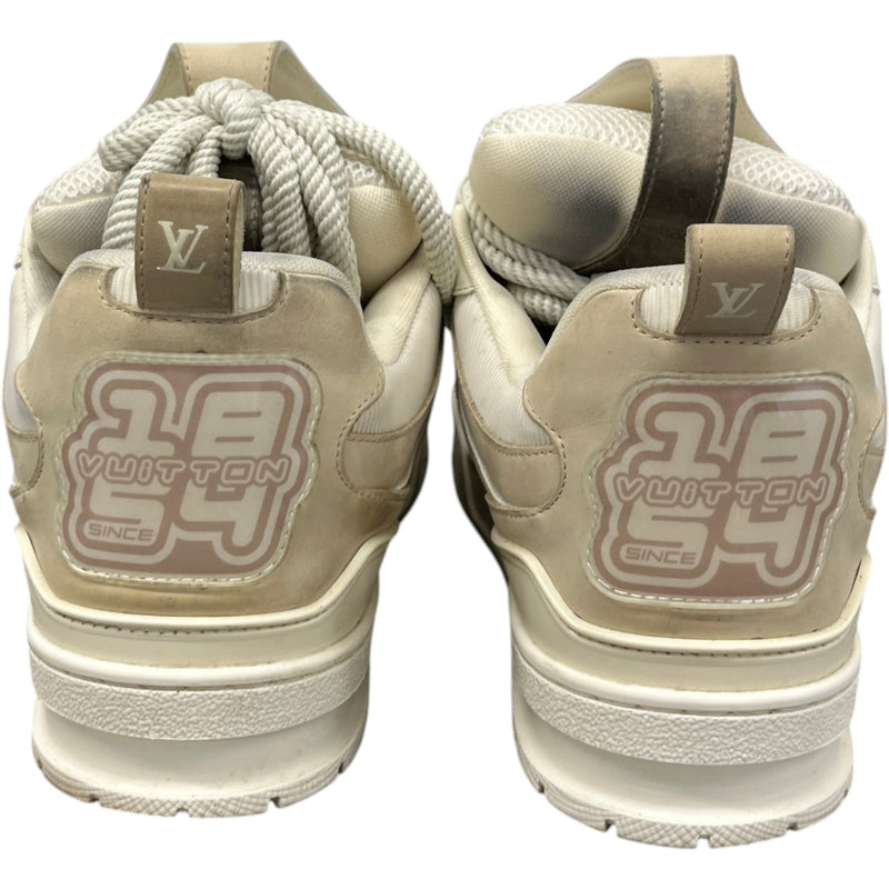 Men's Lv Skate Low Trainers Beige Size EU 42 / UK 8