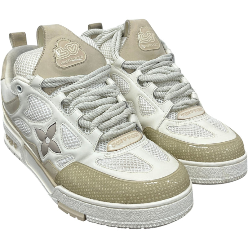 Men's Lv Skate Low Trainers Beige Size EU 42 / UK 8