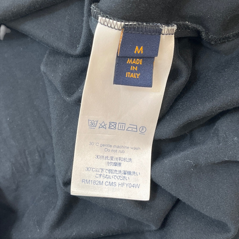 Men's LV Upside Down Logo T-Shirt Black Size M