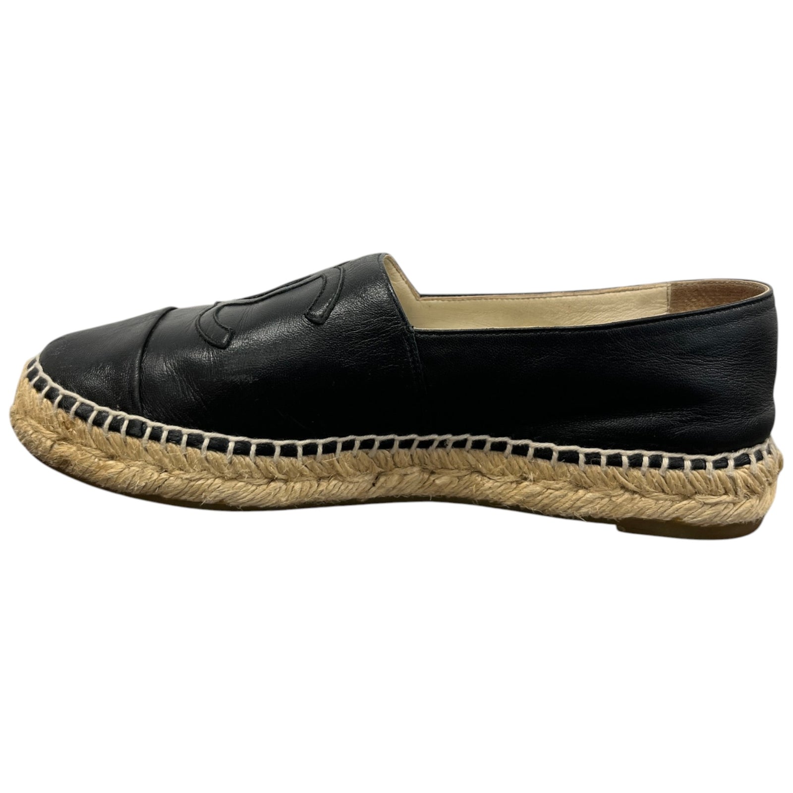 Women's Cc Logo Espadrilles Black Size EU 36.5 / UK 3.5 - Photo 2