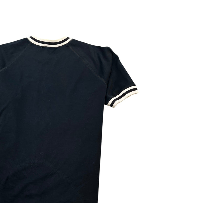 Men's LV Upside Down Logo T-Shirt Black Size M