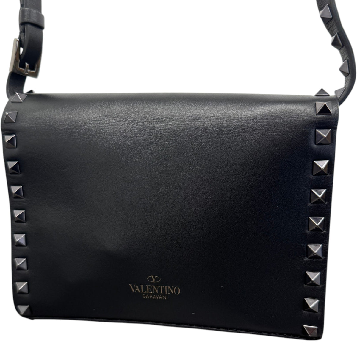 Women's Rockstud Crossbody Bag Black - Photo 3