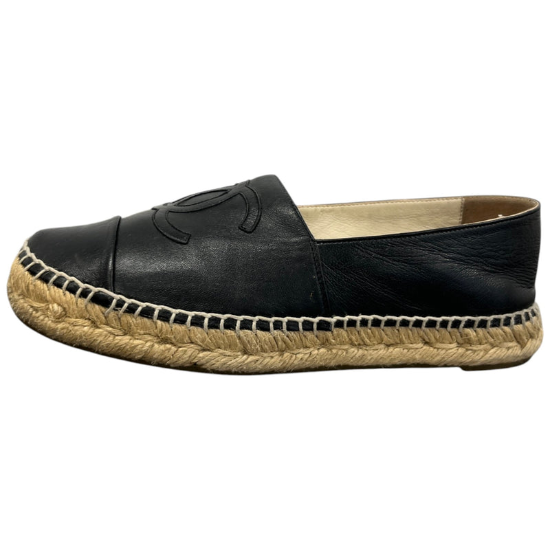 Women's Cc Logo Espadrilles Black Size EU 36.5 / UK 3.5