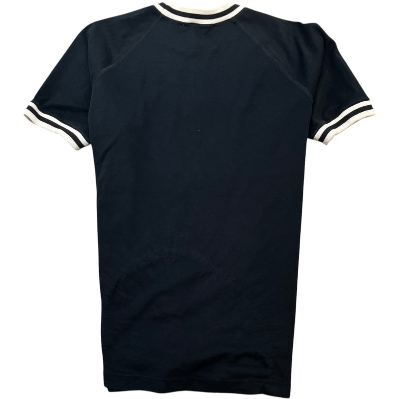Men's LV Upside Down Logo T-Shirt Black Size M