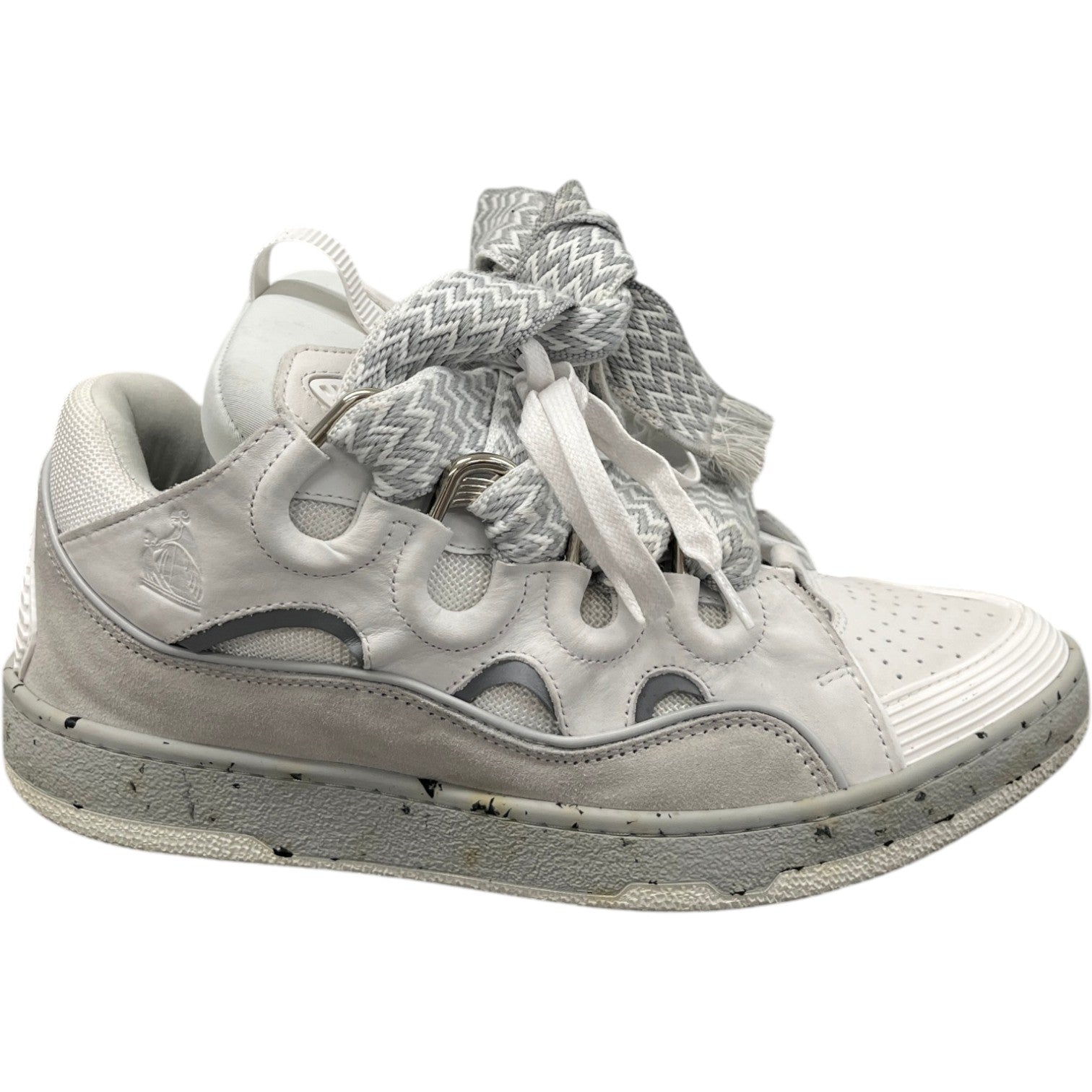 Men's Oversized Curb Low Trainers Grey Size EU 43 / UK 9 - Photo 1