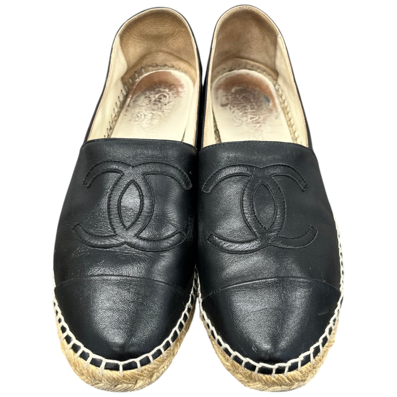 Women's Cc Logo Espadrilles Black Size EU 36.5 / UK 3.5 - Photo 6