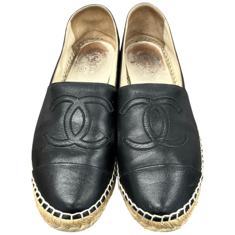 Women's Cc Logo Espadrilles Black Size EU 36.5 / UK 3.5