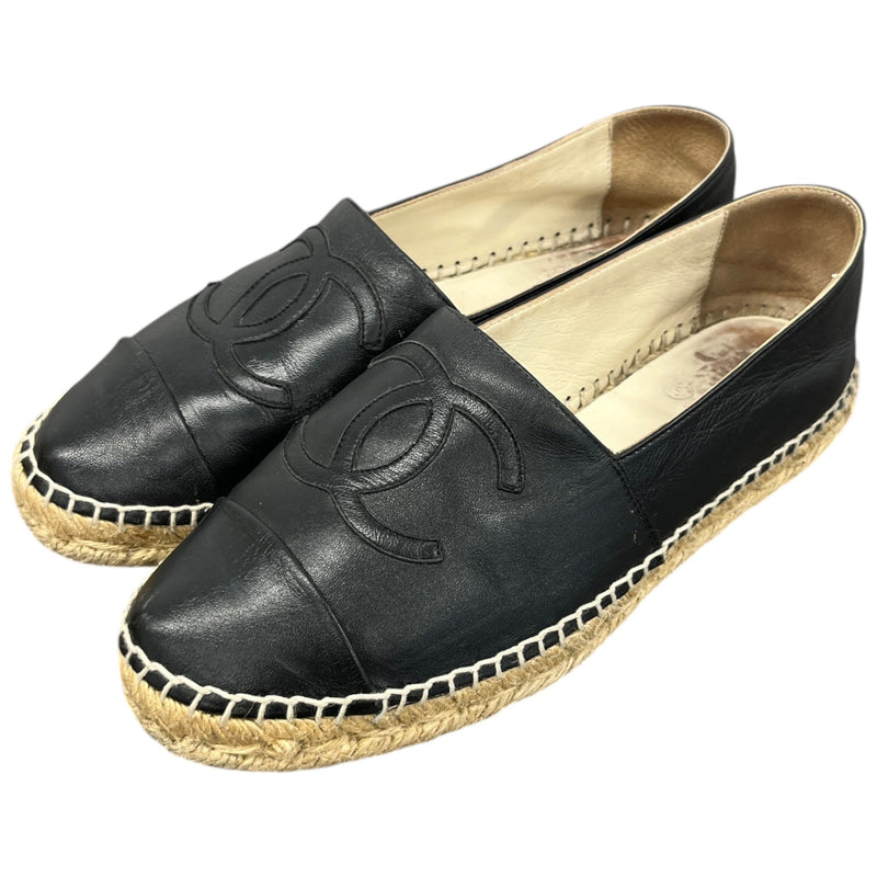 Women's Cc Logo Espadrilles Black Size EU 36.5 / UK 3.5