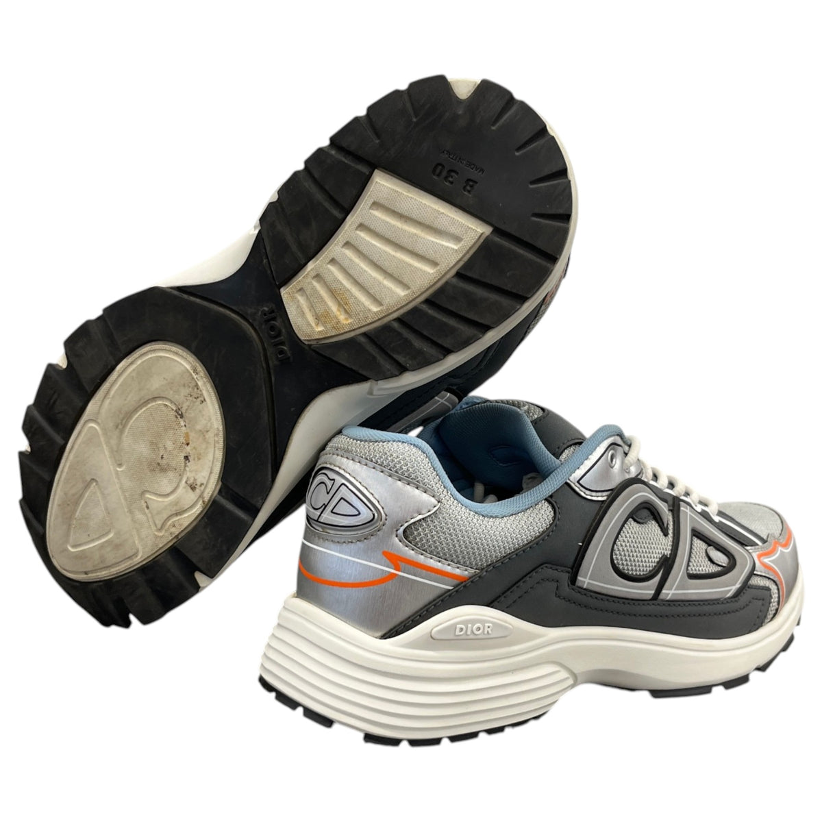 Men's B30 Low Trainers Grey Size UK 10 / EU 44 - Photo 10