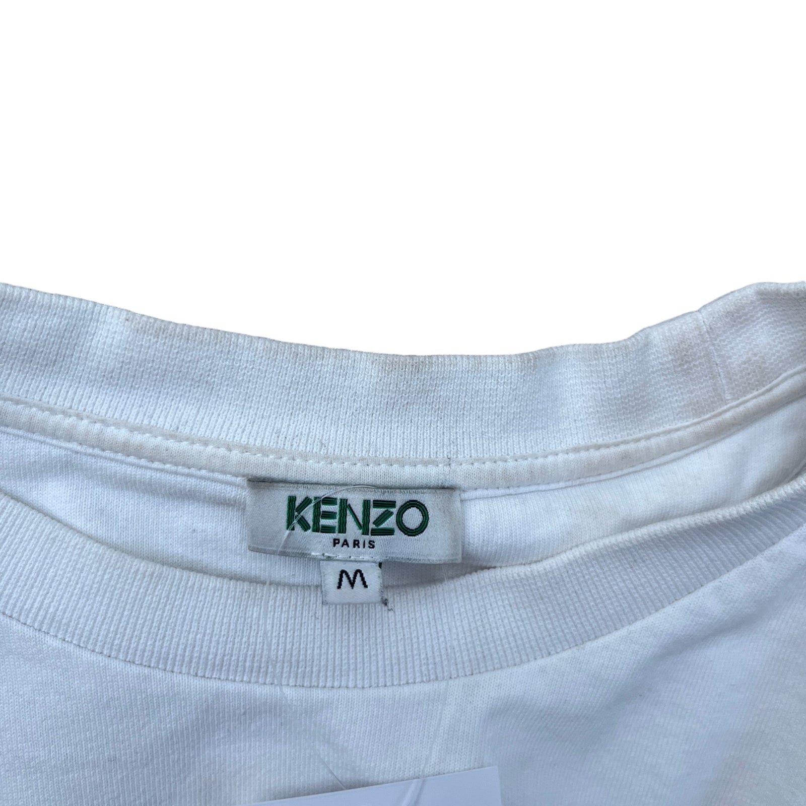 Men's Logo Print T-Shirt White Size M - Photo 6