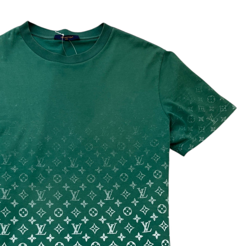 Men's Monogram Gradient T-Shirt Green Size XL