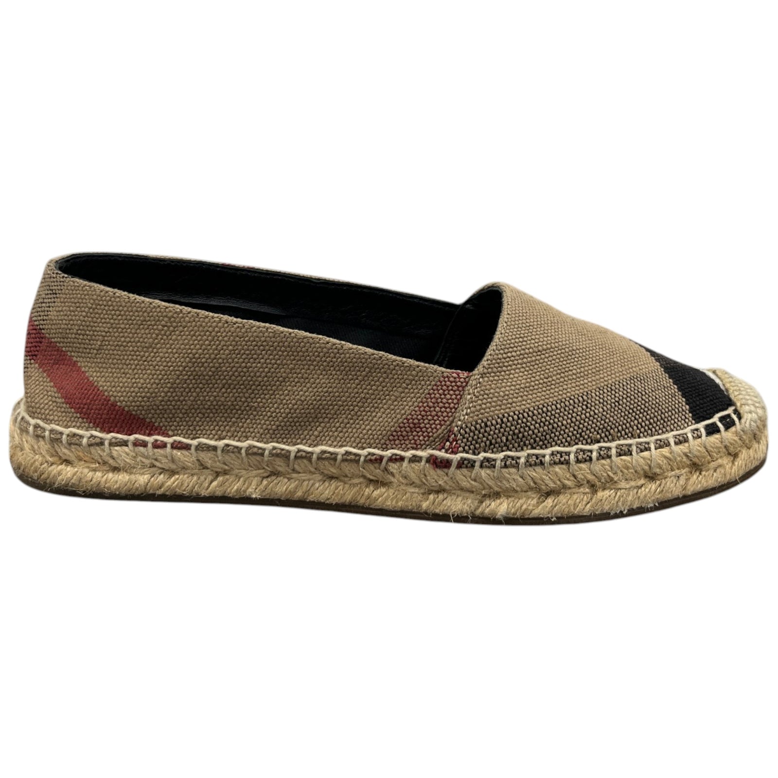 Burberry Women's House Check Hodgeson Espadrilles Beige Size 3 - Photo 1