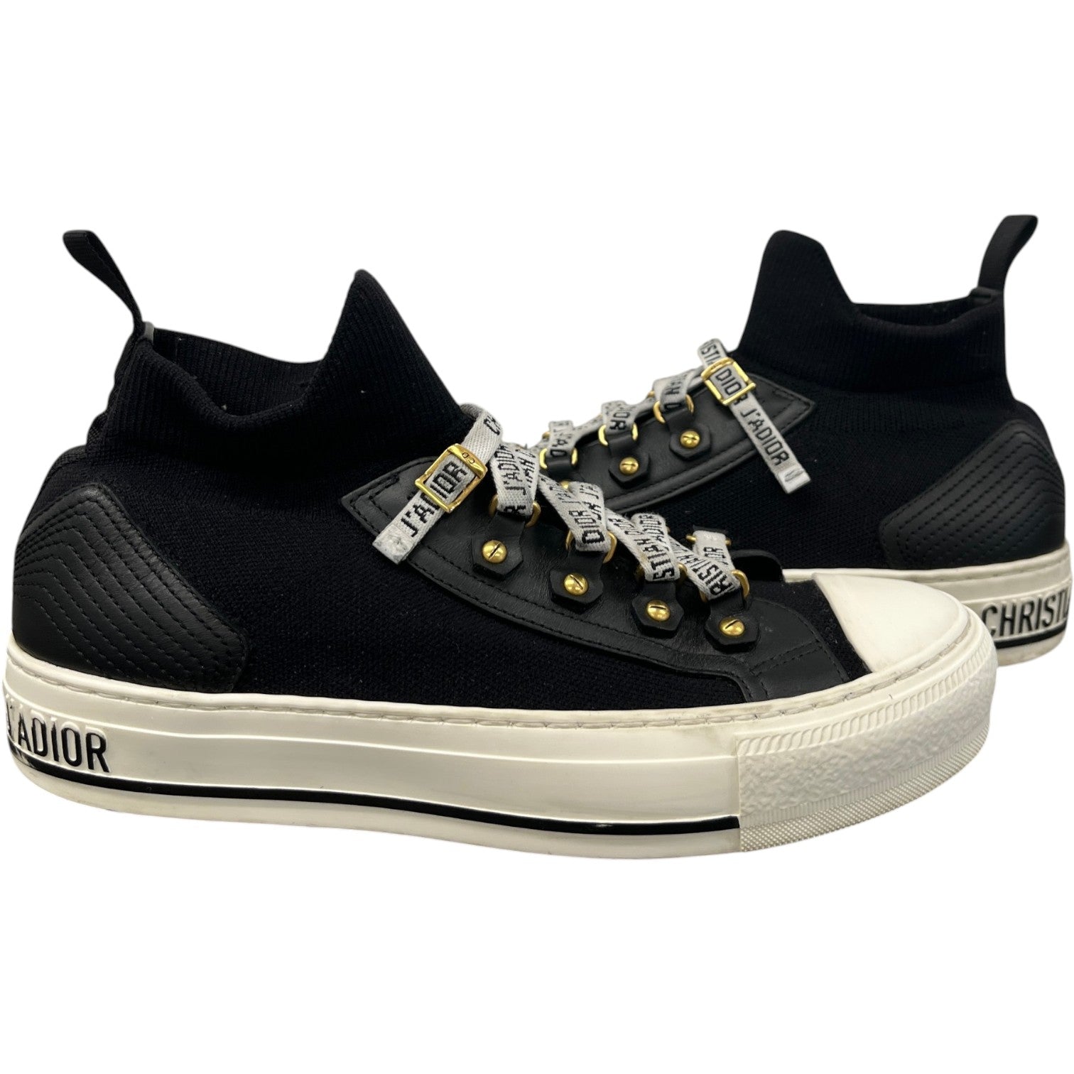Women's Walk'N'Dior High Trainers Black Size EU 36 / UK 3 - Photo 2