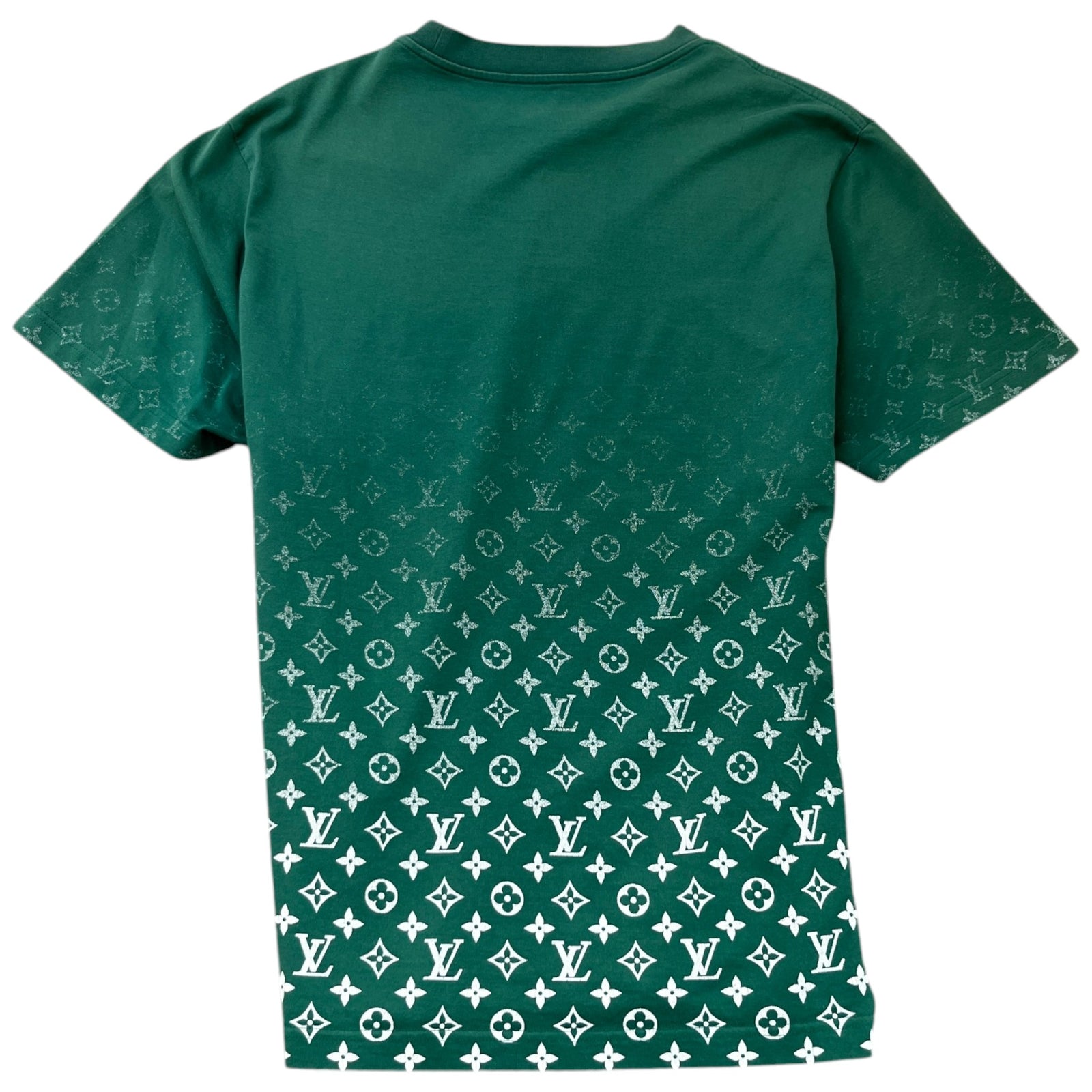 Men's Monogram Gradient T-Shirt Green Size XL - Photo 2