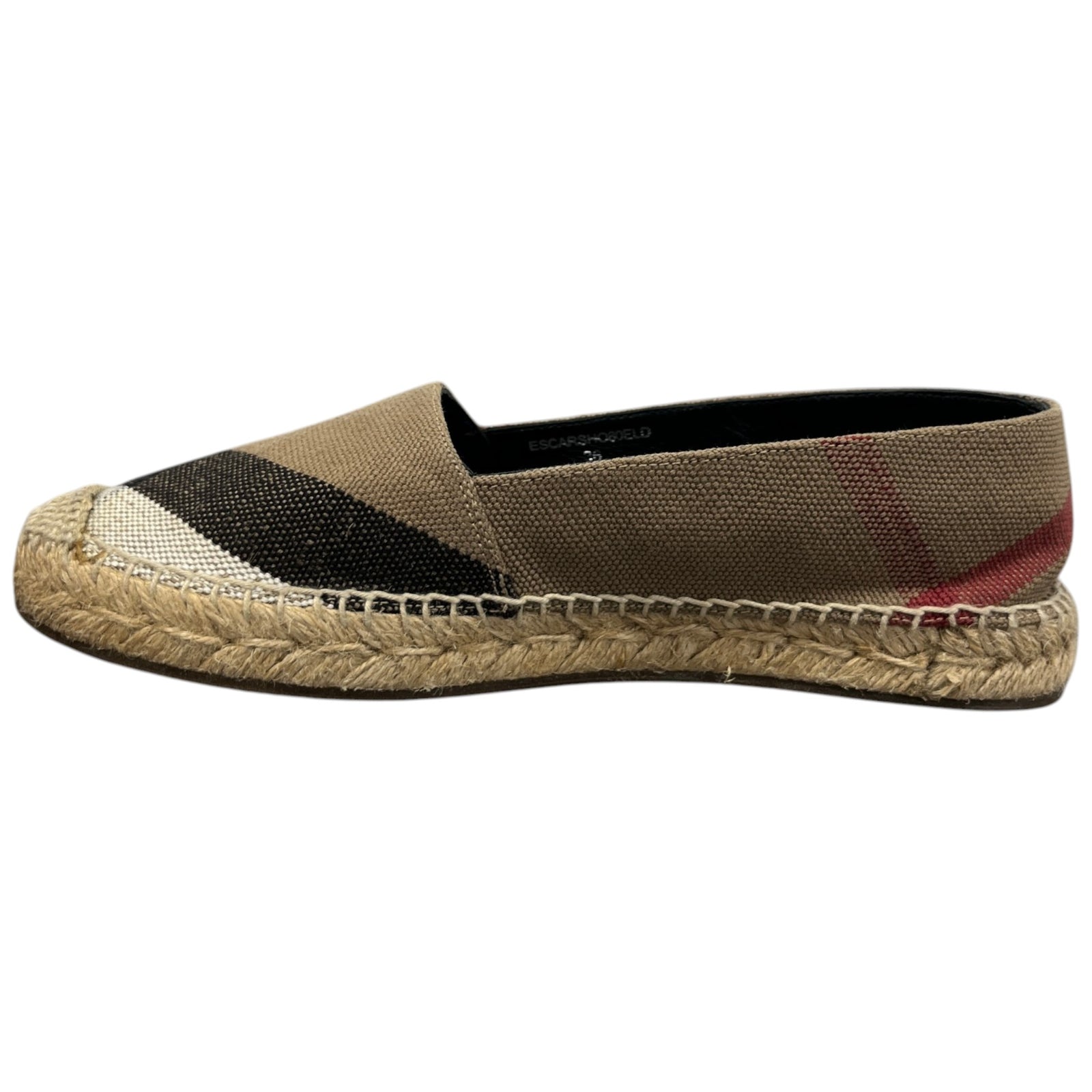 Burberry Women's House Check Hodgeson Espadrilles Beige Size 3 - Photo 2