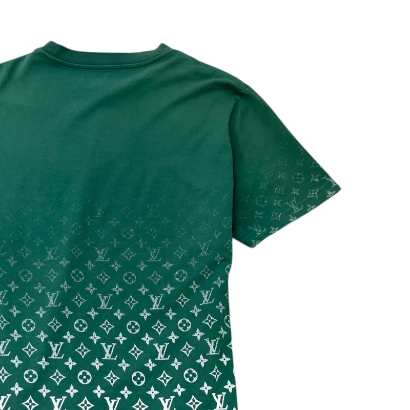 Men's Monogram Gradient T-Shirt Green Size XL
