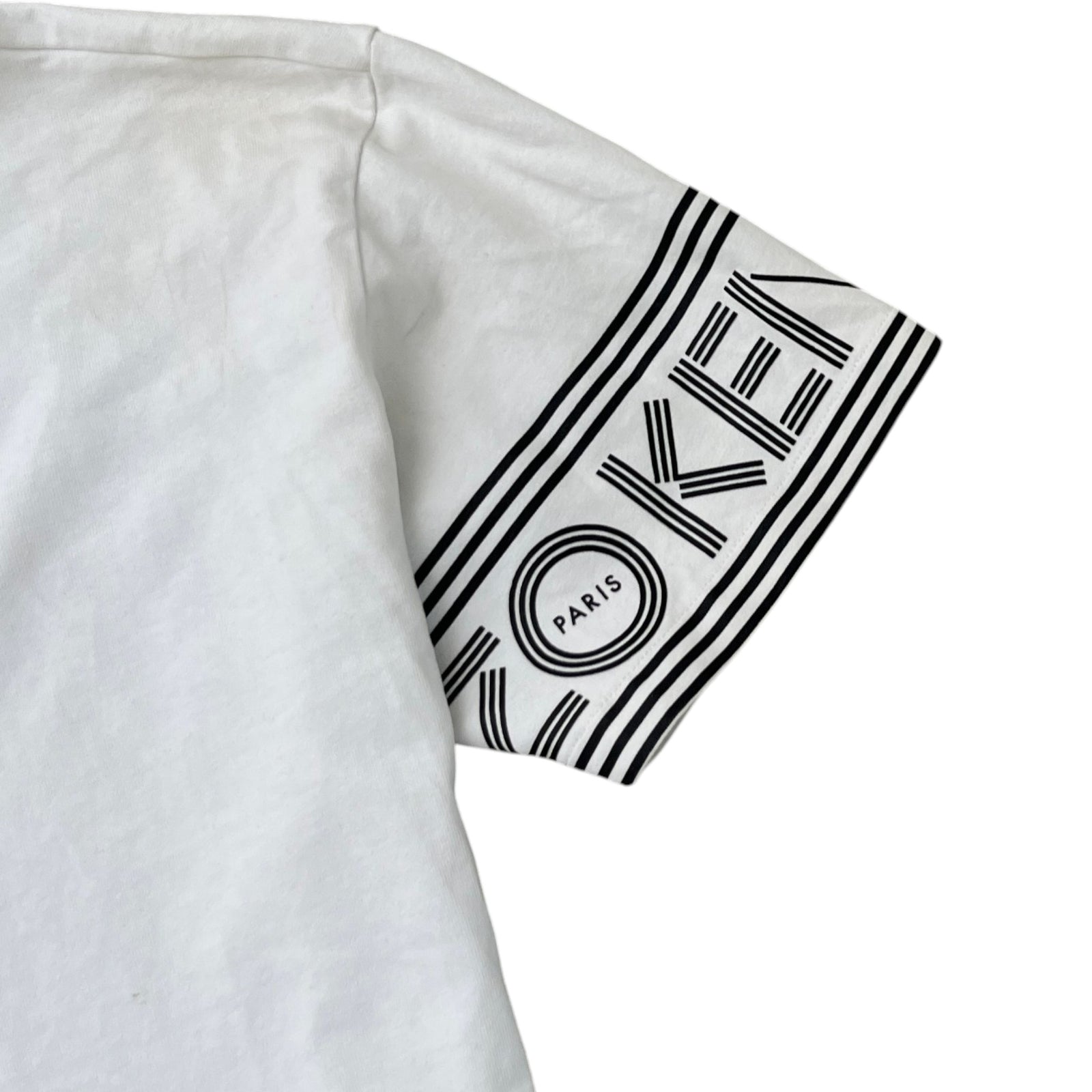 Men's Logo Print T-Shirt White Size M - Photo 5