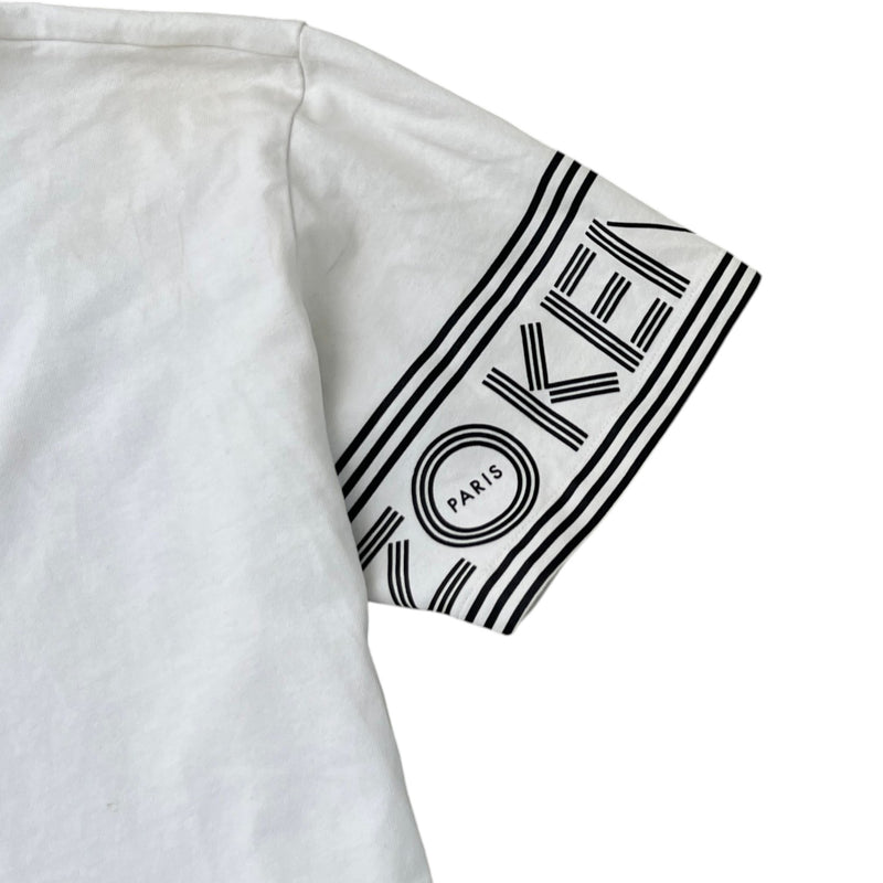 Men's Logo Print T-Shirt White Size M
