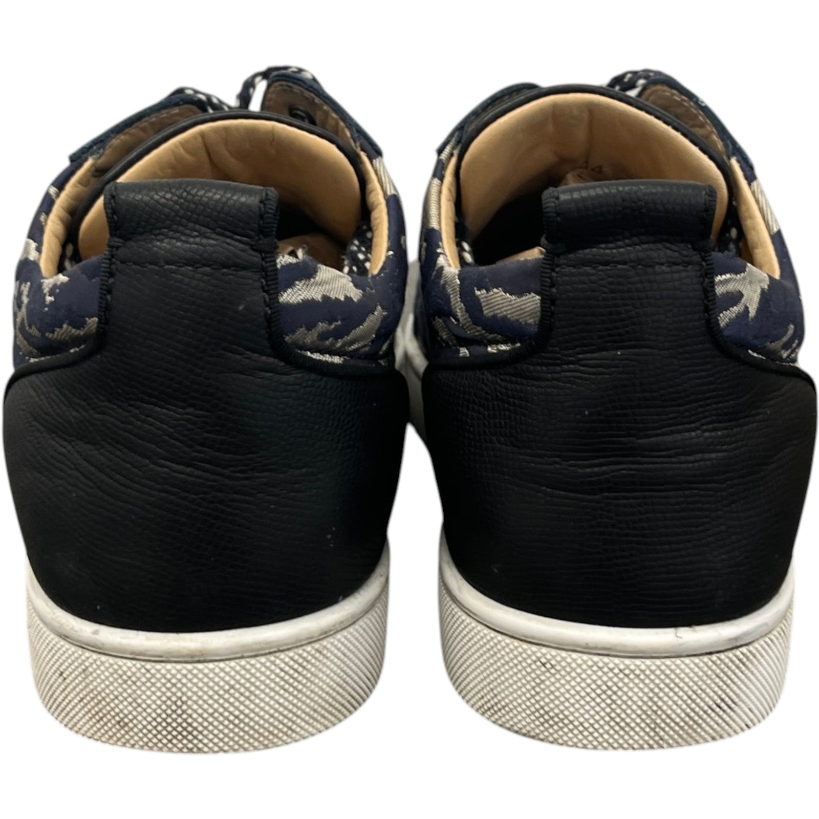 Men's Junior Spikes Camo Low Trainers Navy Size UK 10.5 / EU 44.5 - Photo 6