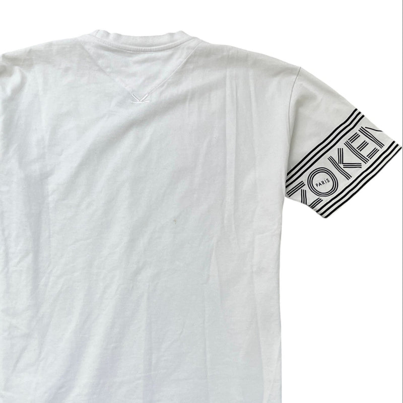 Men's Logo Print T-Shirt White Size M