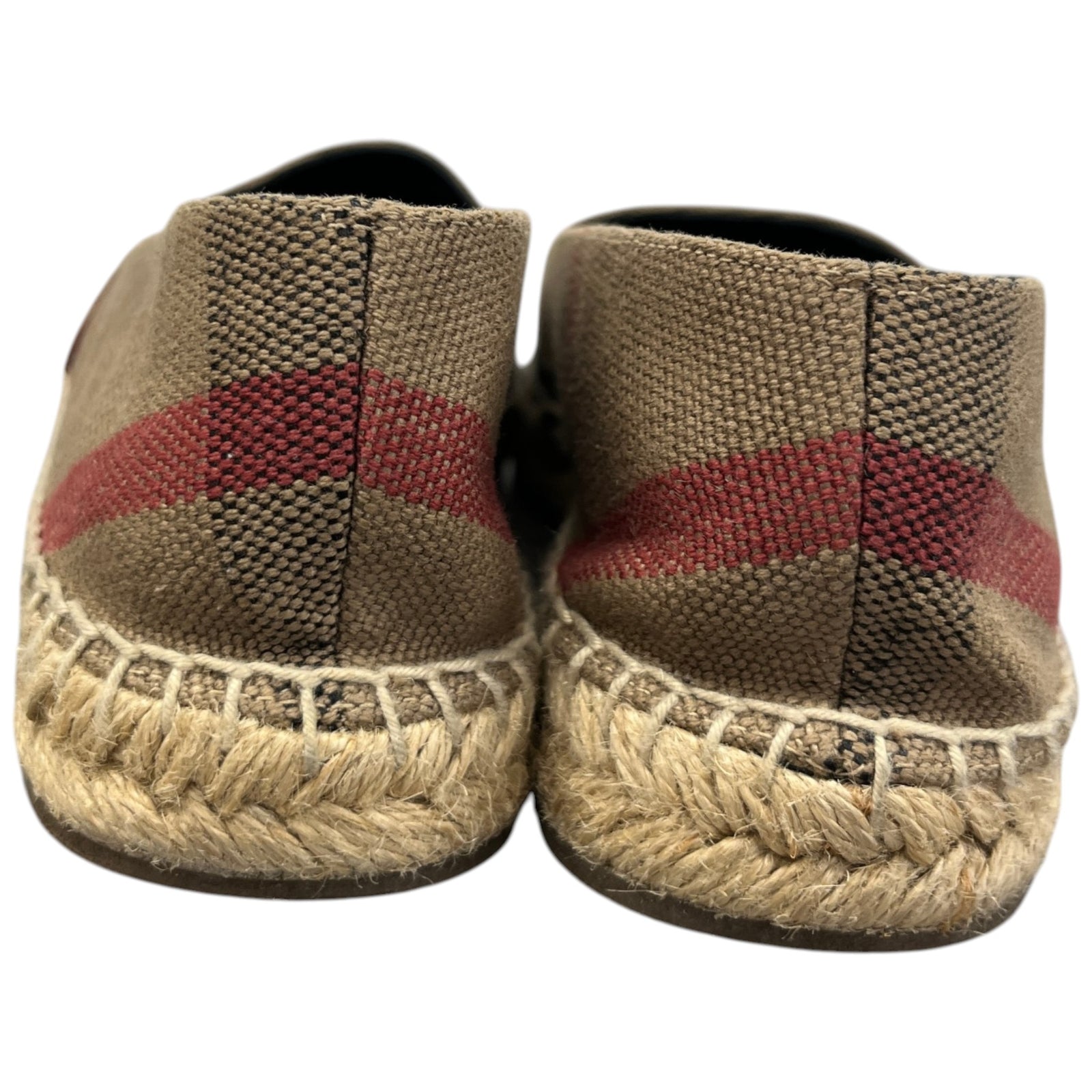 Burberry Women's House Check Hodgeson Espadrilles Beige Size 3 - Photo 7