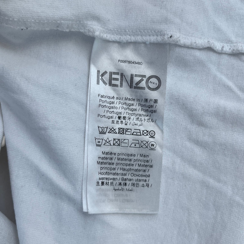 Men's Logo Print T-Shirt White Size M