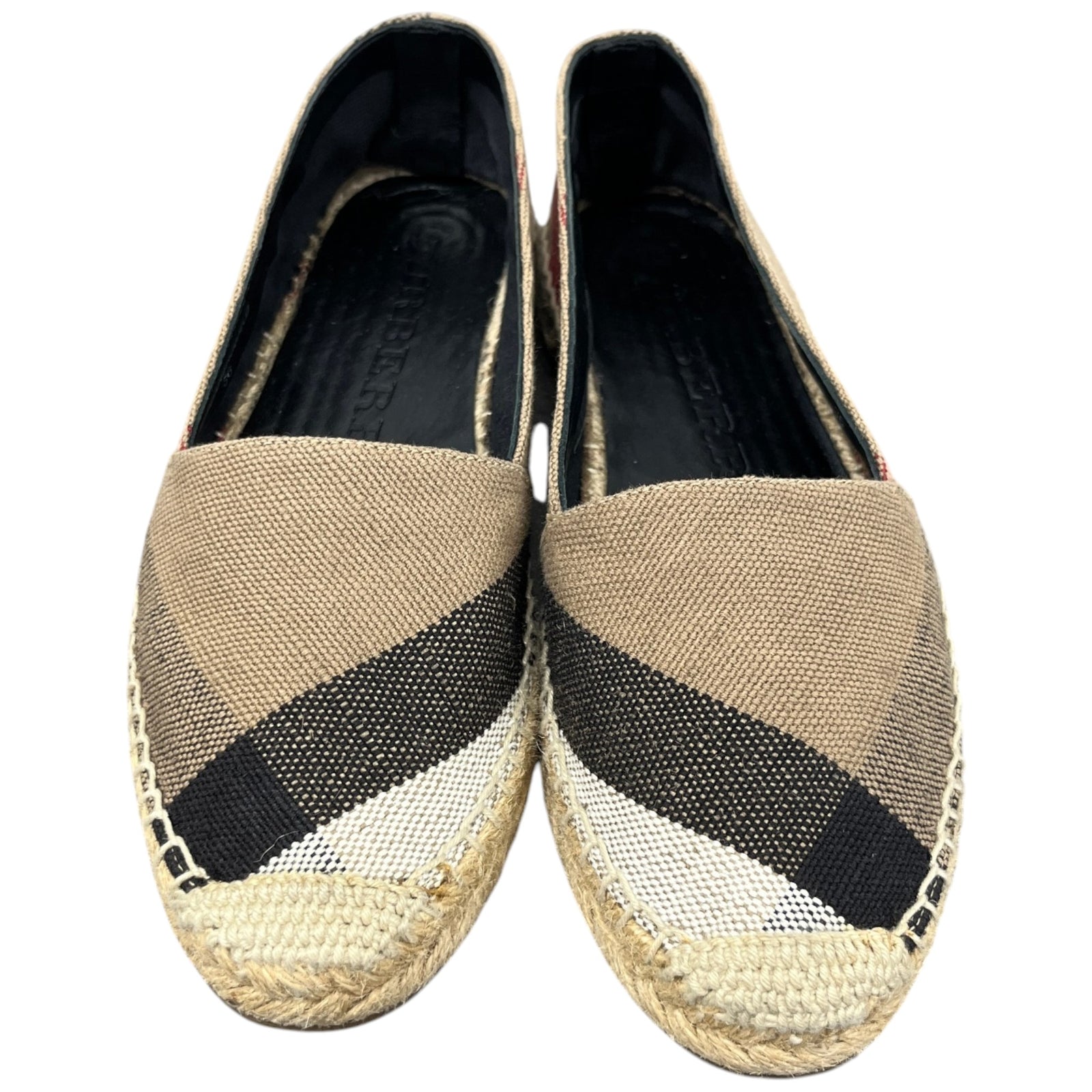 Burberry Women's House Check Hodgeson Espadrilles Beige Size 3 - Photo 6