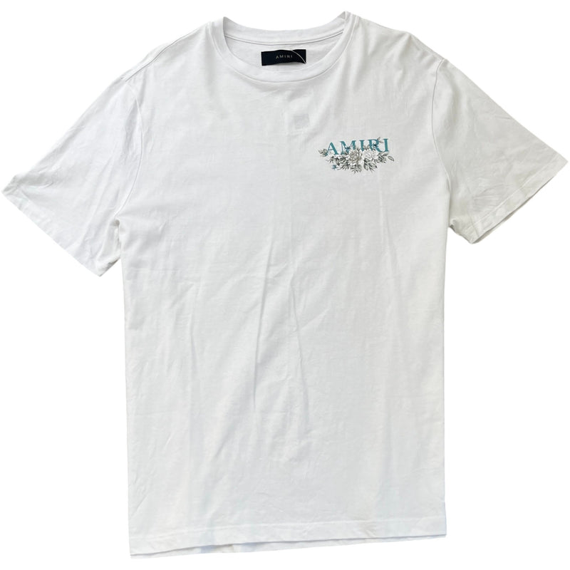 Men's Logo Print T-Shirt White Size XL