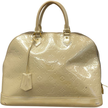 Women's Monogram Vernis Alma Gm Bag Cream