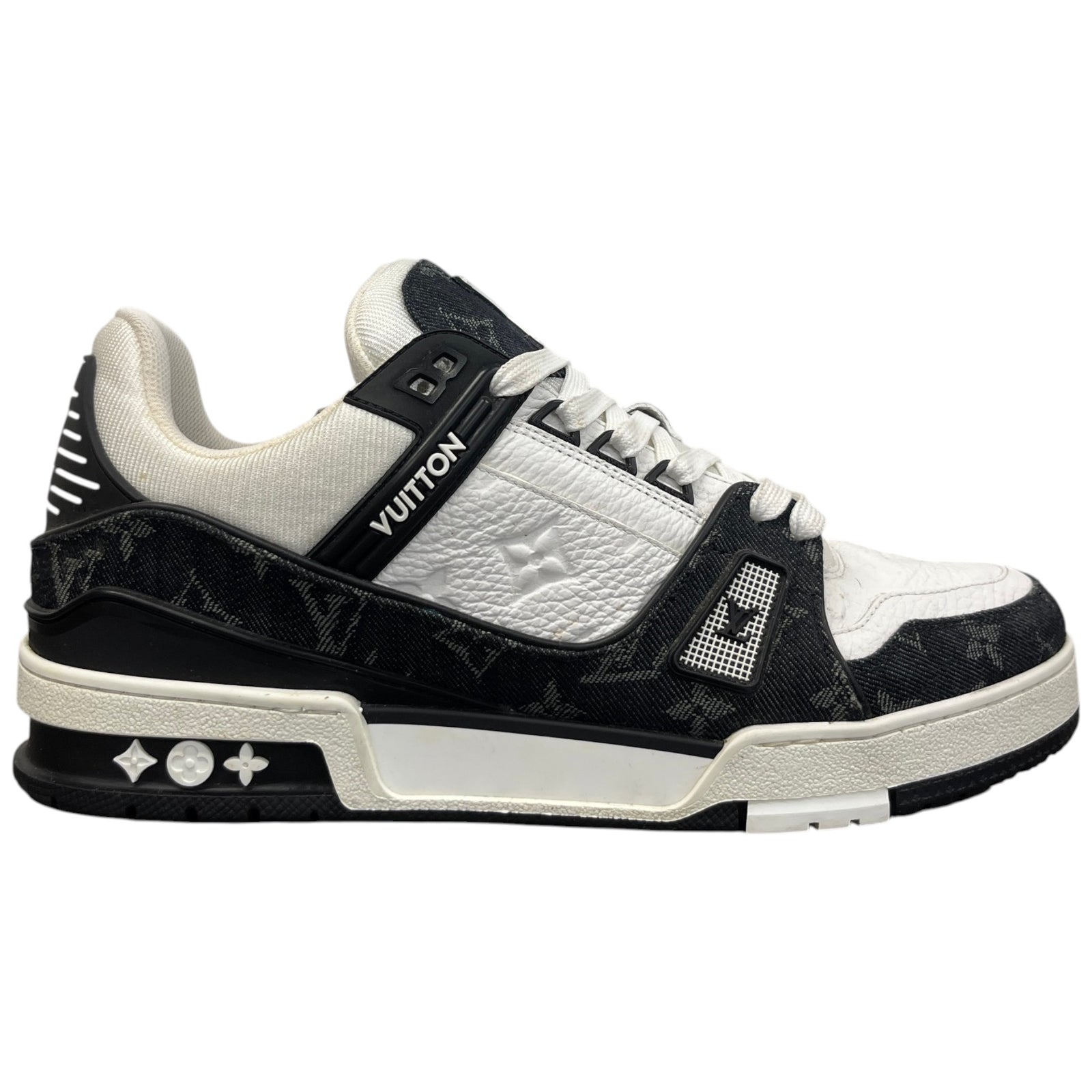 Louis Vuitton Men's LV Low Trainers Black Size 8.5 - Photo 1
