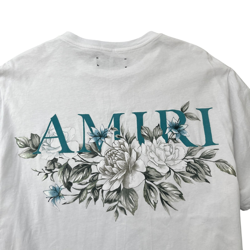 Men's Logo Print T-Shirt White Size XL