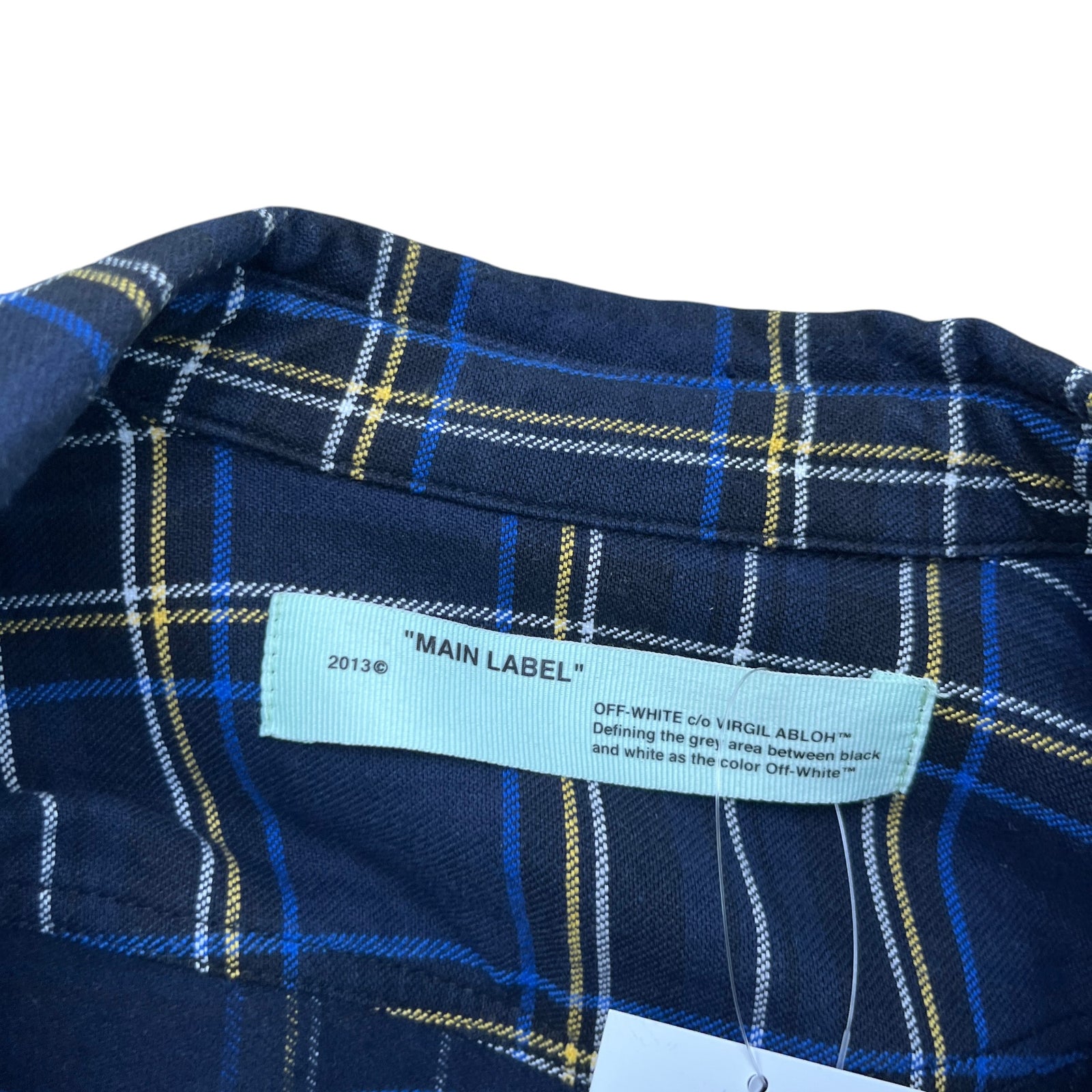 Men's Arrow Logo OverShirt Navy Size XS - Photo 7