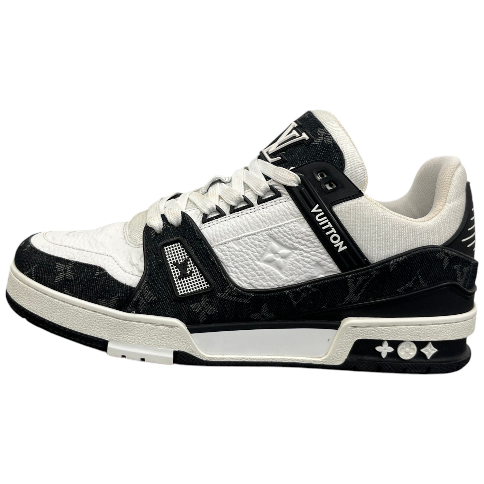 Louis Vuitton Men's LV Low Trainers Black Size 8.5 - Photo 5