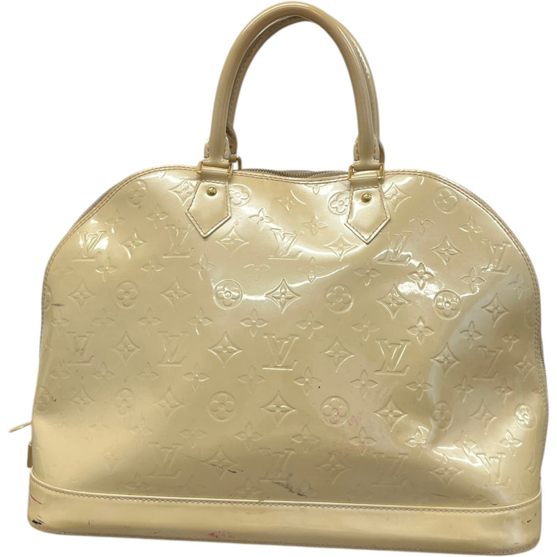 Women's Monogram Vernis Alma Gm Bag Cream