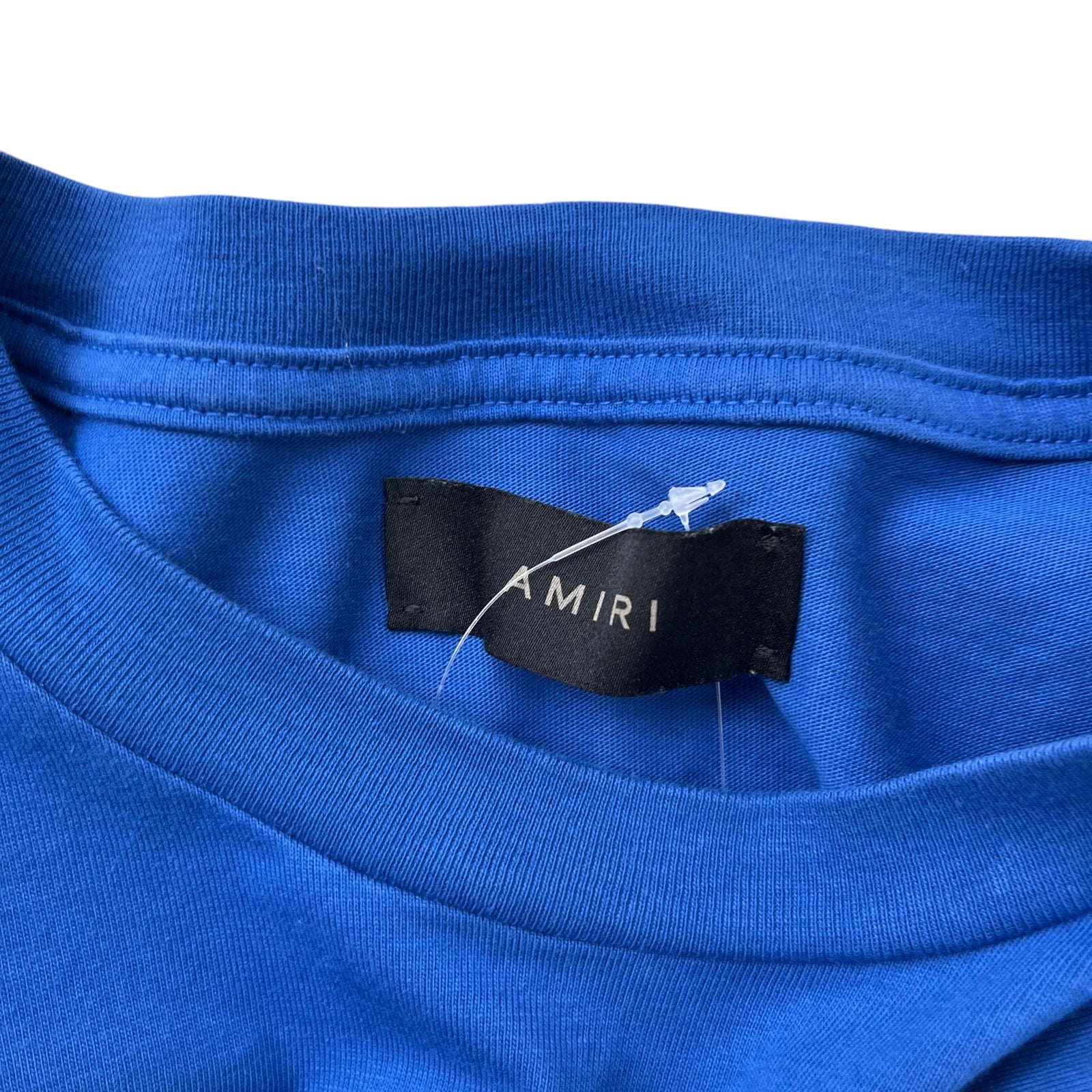 Men's Logo Print T-Shirt Blue Size XL - Photo 7