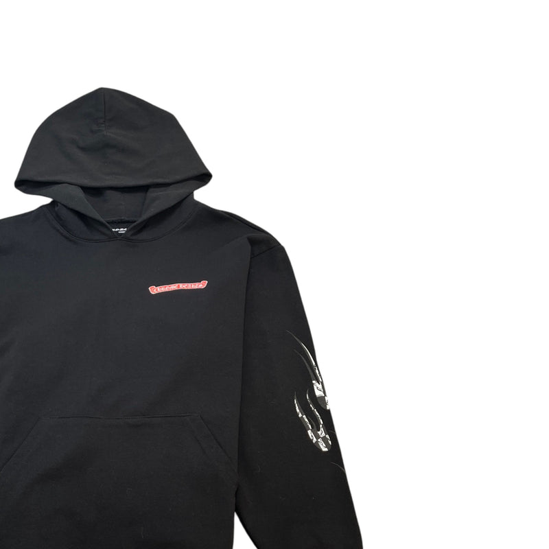 Men's Matty Boy Stay Fast Print Hoodie Black Size L