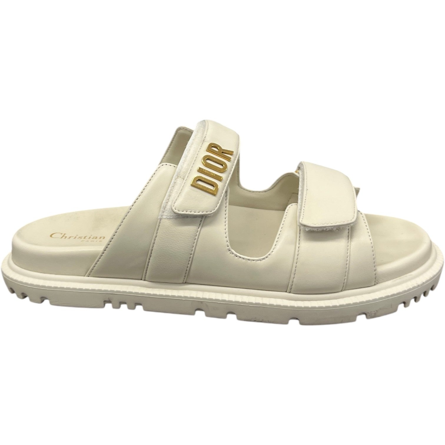 Women's DiorAct Sandals Cream Size UK 8 / EU 41 - Photo 1
