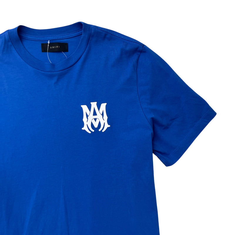 Men's Logo Print T-Shirt Blue Size XL