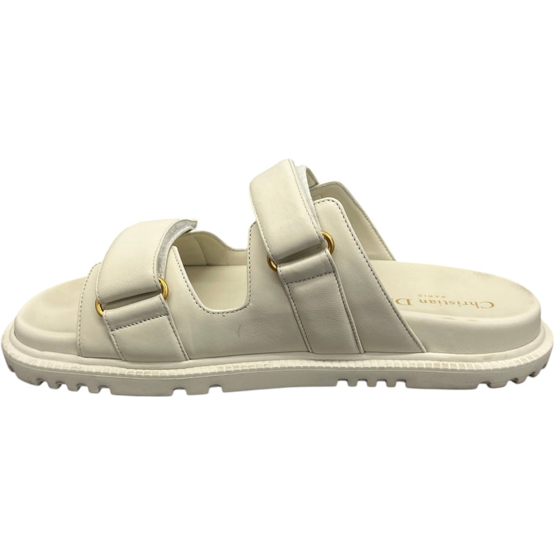 Women's DiorAct Sandals Cream Size UK 8 / EU 41