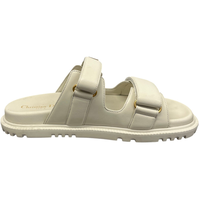 Women's DiorAct Sandals Cream Size UK 8 / EU 41